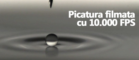 Picatura filmata cu 10000 fps-uri image