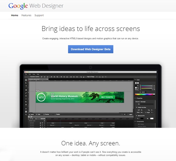 google web designer free